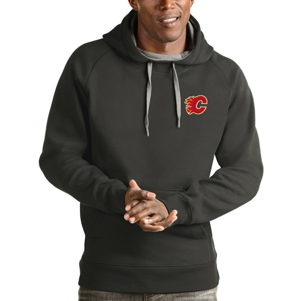 Calgary Flames Antigua Victory Pullover Hoodie Outlet