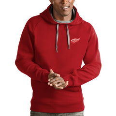 Detroit Red Wings Antigua Team Victory Pullover Hoodie For Sale