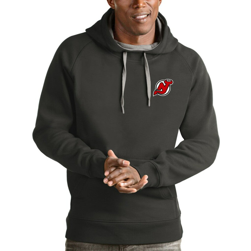 New Jersey Devils Antigua Victory Pullover Hoodie On Sale