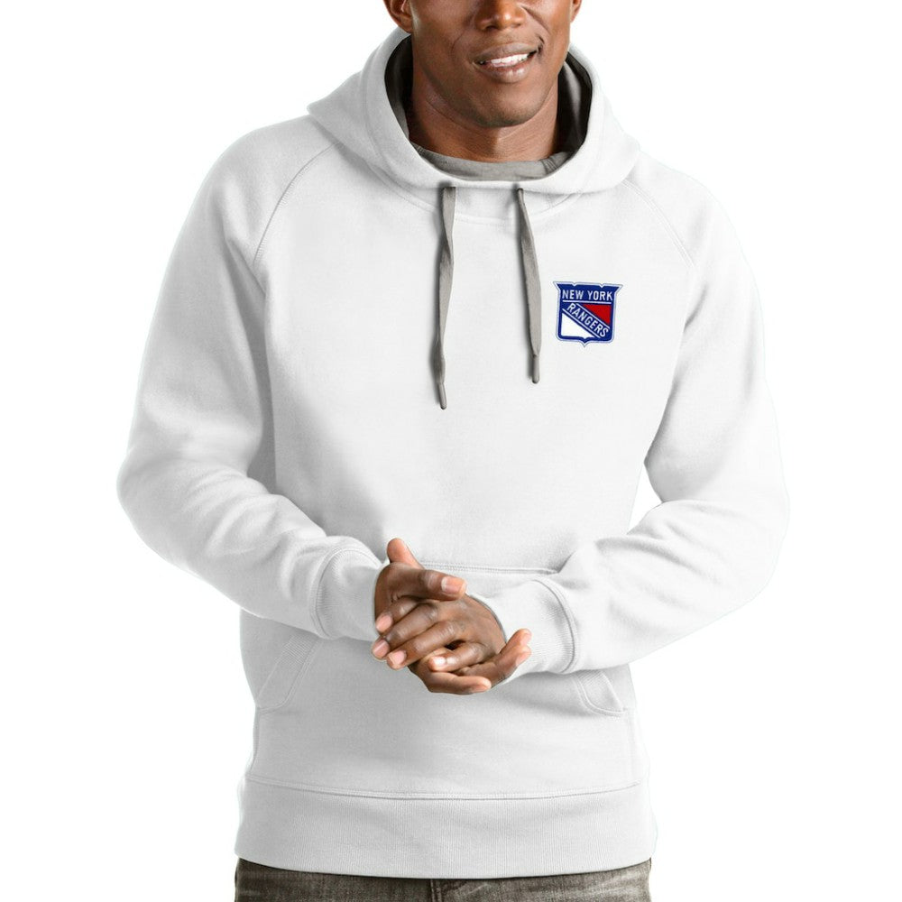 New York Rangers Antigua Victory Pullover Hoodie Outlet