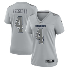 Dallas Cowboys Nike Dak Prescott  Women's Atmosphere Fashion Game Jersey