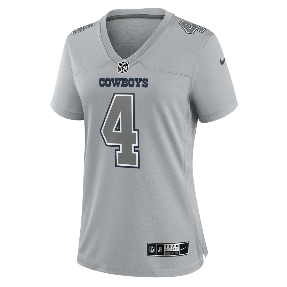 Dallas Cowboys Nike Dak Prescott  Women's Atmosphere Fashion Game Jersey