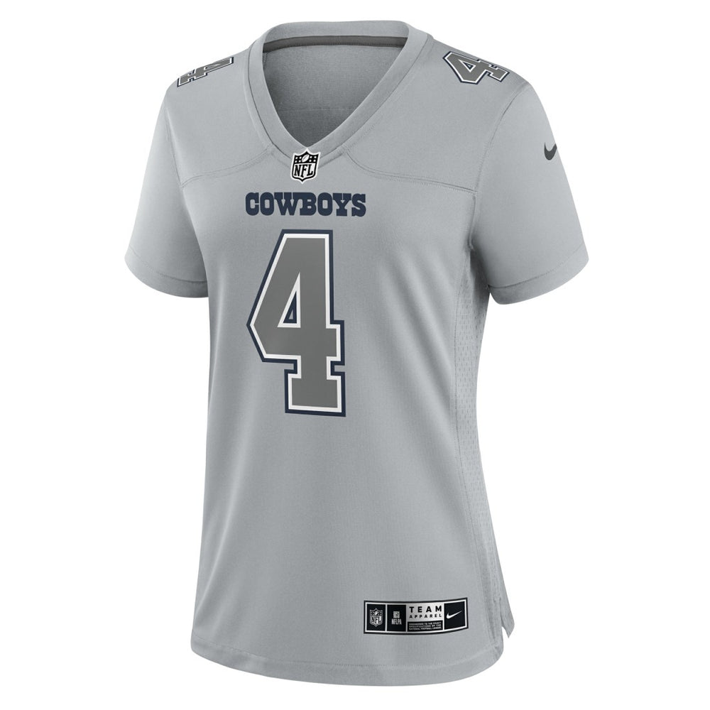 Dallas Cowboys Nike Dak Prescott  Women's Atmosphere Fashion Game Jersey