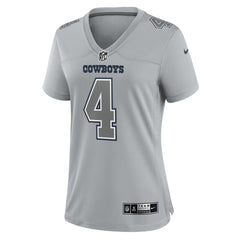 Dallas Cowboys Nike Dak Prescott  Women's Atmosphere Fashion Game Jersey