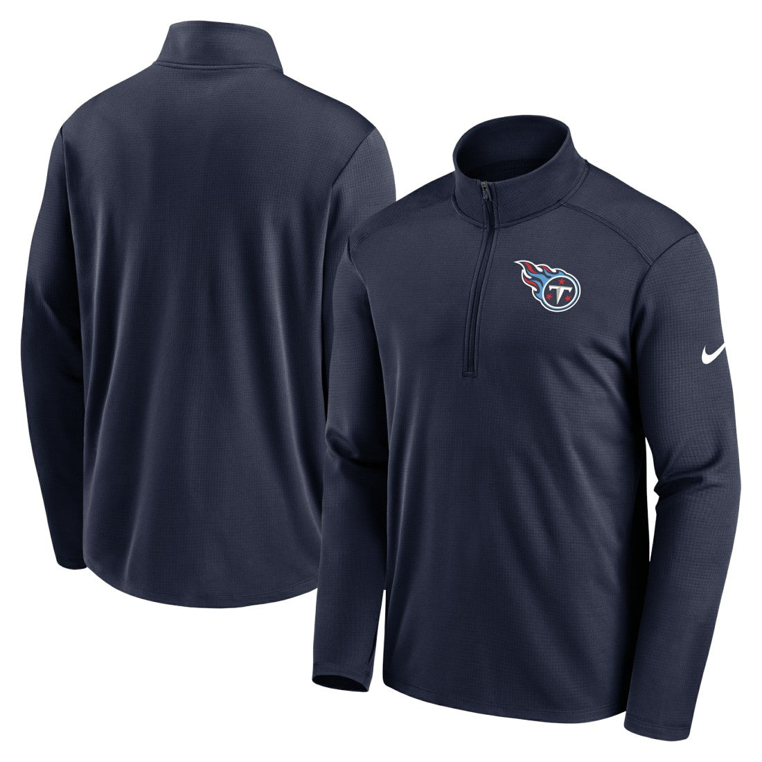 Tennessee Titans Nike Logo Pacer Performance Half-Zip Jacket