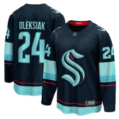 Jamie Oleksiak Seattle Kraken Fanatics Home Breakaway Player Jersey Outlet