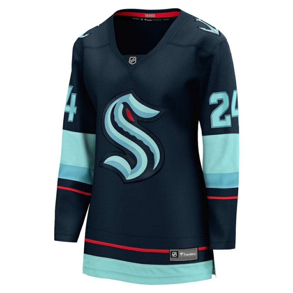 Jamie Oleksiak Seattle Kraken Fanatics Women's Home Breakaway Player Jersey For Sale