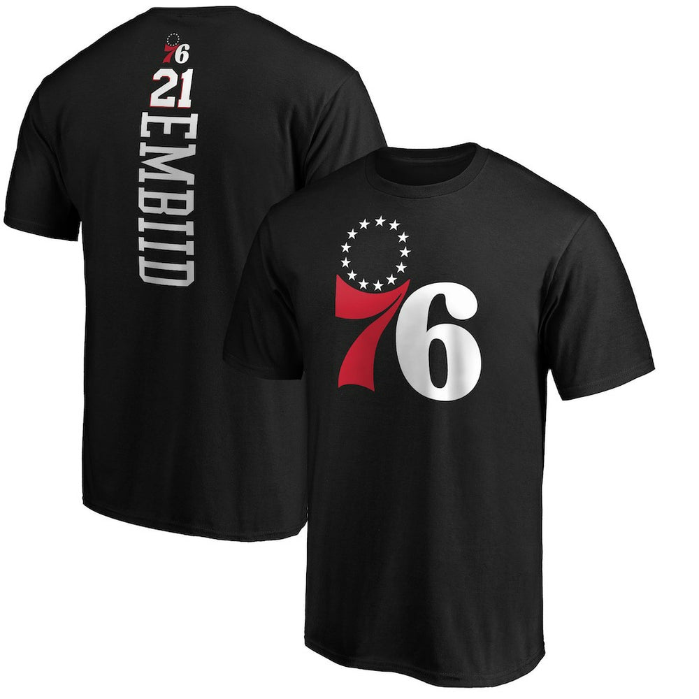 Joel Embiid Philadelphia 76ers Playmaker Name & Number T-Shirt Online