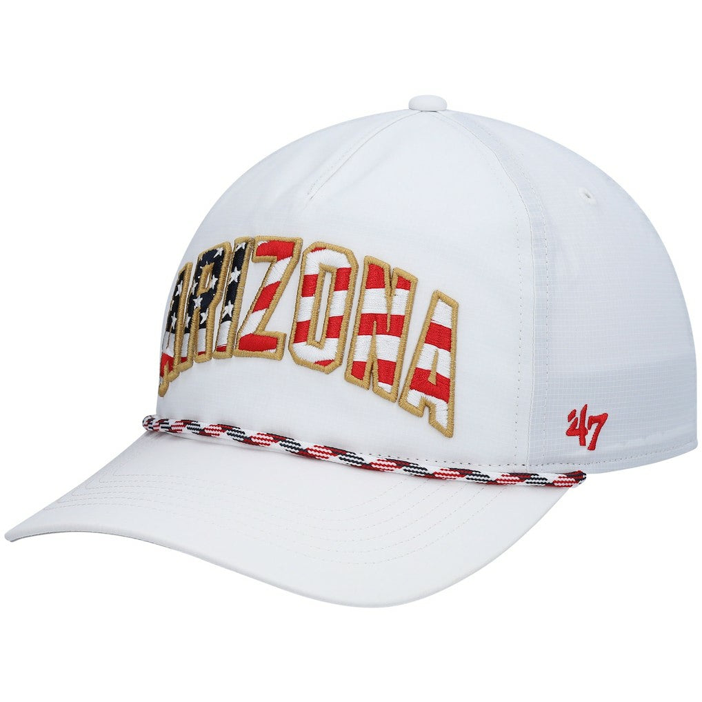 Arizona Cardinals 47 brand '47 Hitch Stars and Stripes Trucker Adjustable Hat