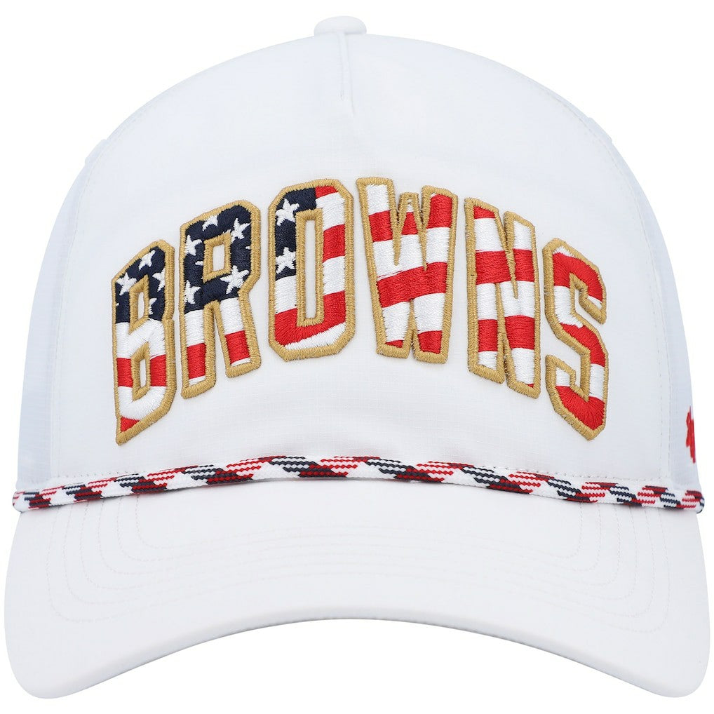 Cleveland Browns 47 brand '47 Hitch Stars and Stripes Trucker Adjustable Hat
