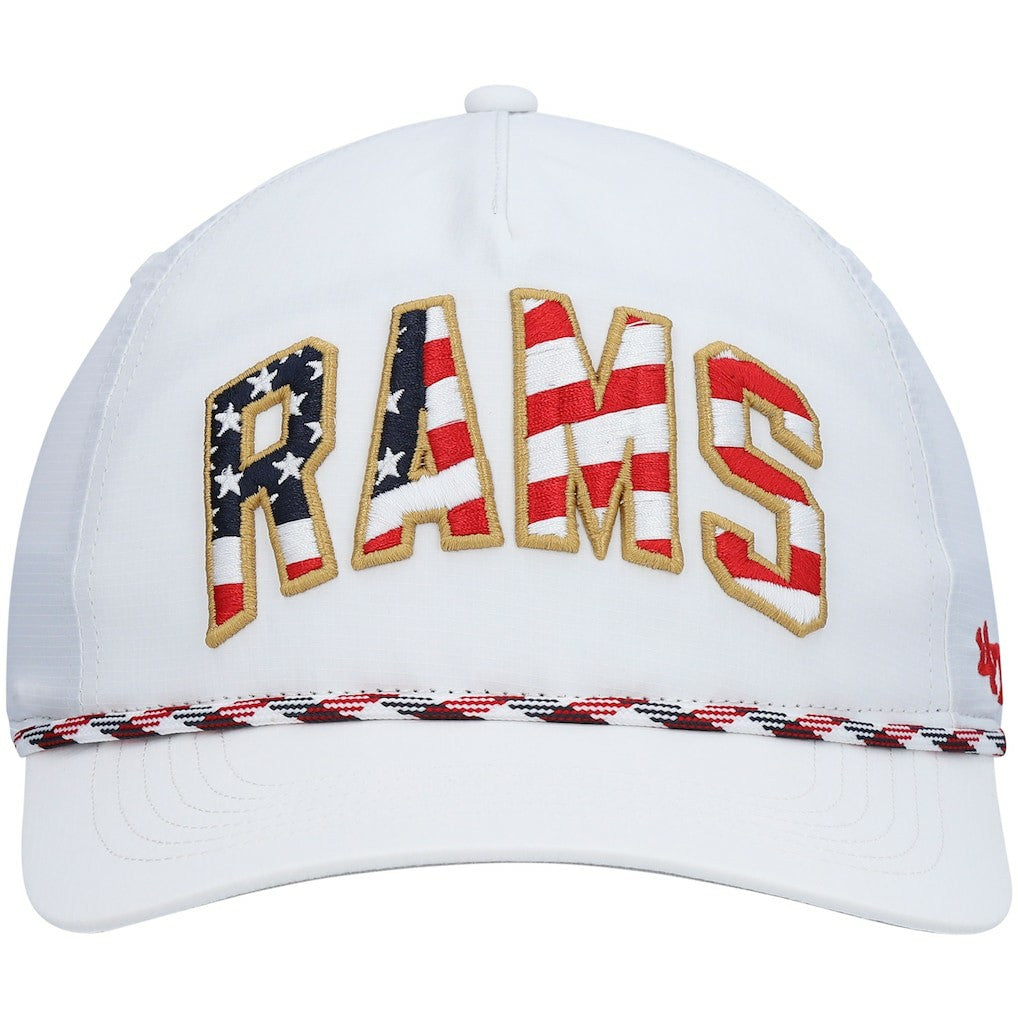 Los Angeles Rams 47 brand '47 Hitch Stars and Stripes Trucker Adjustable Hat