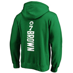 Jaylen Brown Boston Celtics Playmaker Name & Number Pullover Hoodie Discount