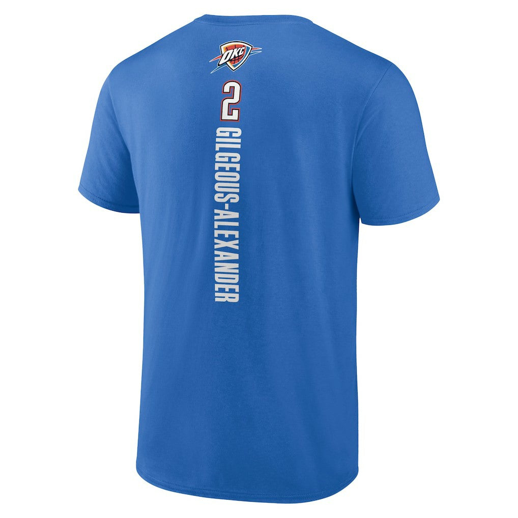 Shai Gilgeous-Alexander Oklahoma City Thunder Playmaker Name & Number T-Shirt Outlet