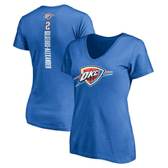 Shai Gilgeous-Alexander Oklahoma City Thunder Women's Playmaker Name & Number V-Neck T-Shirt Discount