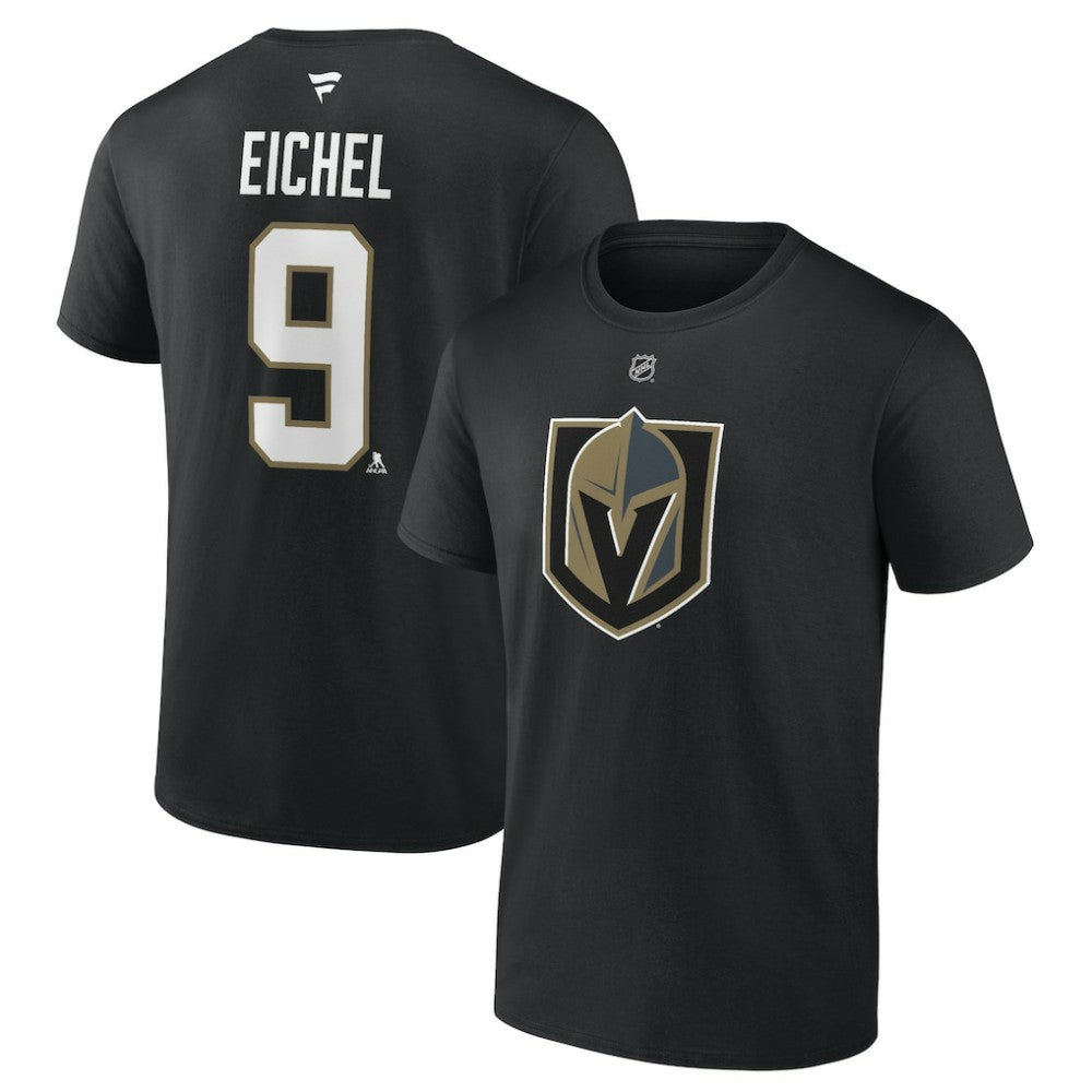 Jack Eichel Vegas Golden Knights Fanatics Authentic Stack Name & Number T-Shirt Outlet