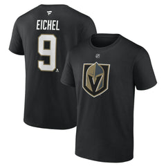 Jack Eichel Vegas Golden Knights Fanatics Authentic Stack Name & Number T-Shirt Outlet