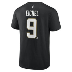 Jack Eichel Vegas Golden Knights Fanatics Authentic Stack Name & Number T-Shirt Outlet