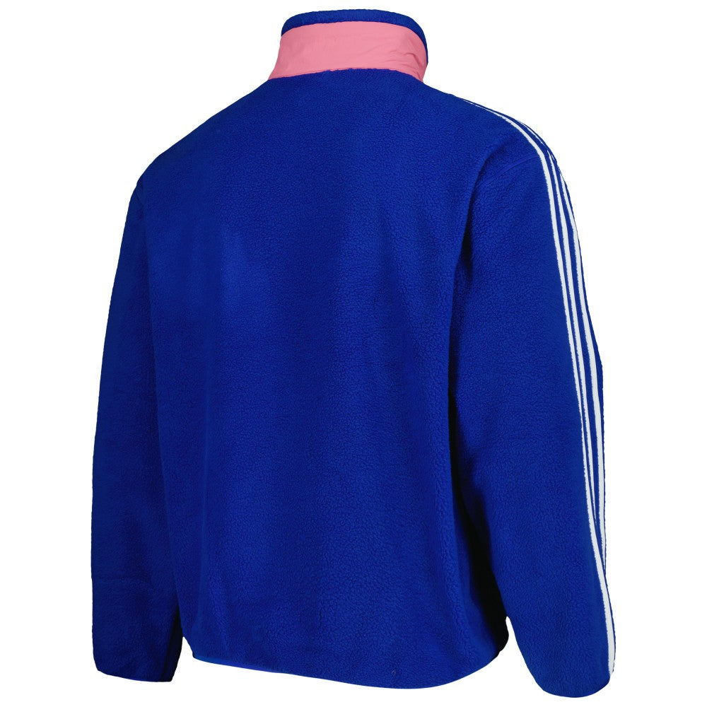 Juventus Lifestyler Fleece Full-Zip Jacket Blue - Adidas