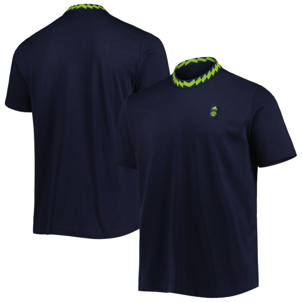 Manchester United Lifestyle T-Shirt Navy - Adidas