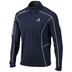 Atlanta Braves Columbia Shotgun Omni-Wick Quarter-Zip Pullover Jacket | MLB New