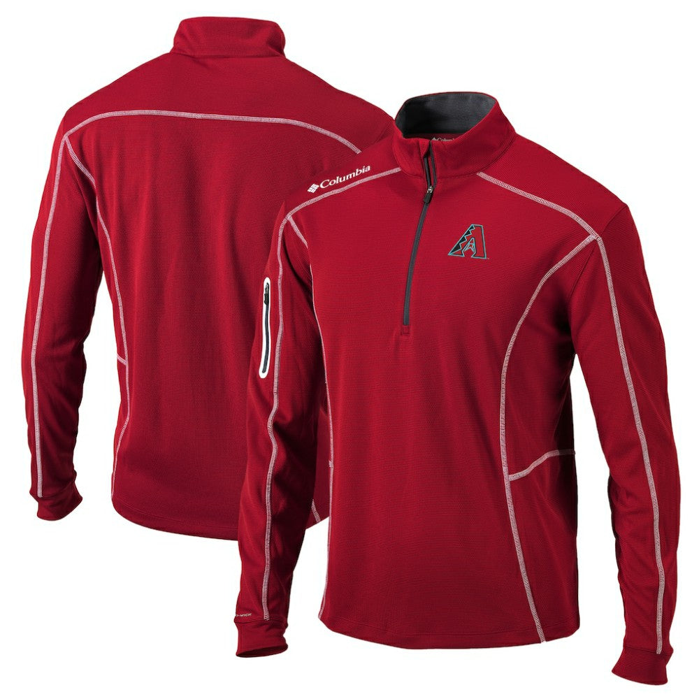Arizona Diamondbacks Columbia Shotgun Omni-Wick Quarter-Zip Pullover Jacket | MLB Outlet