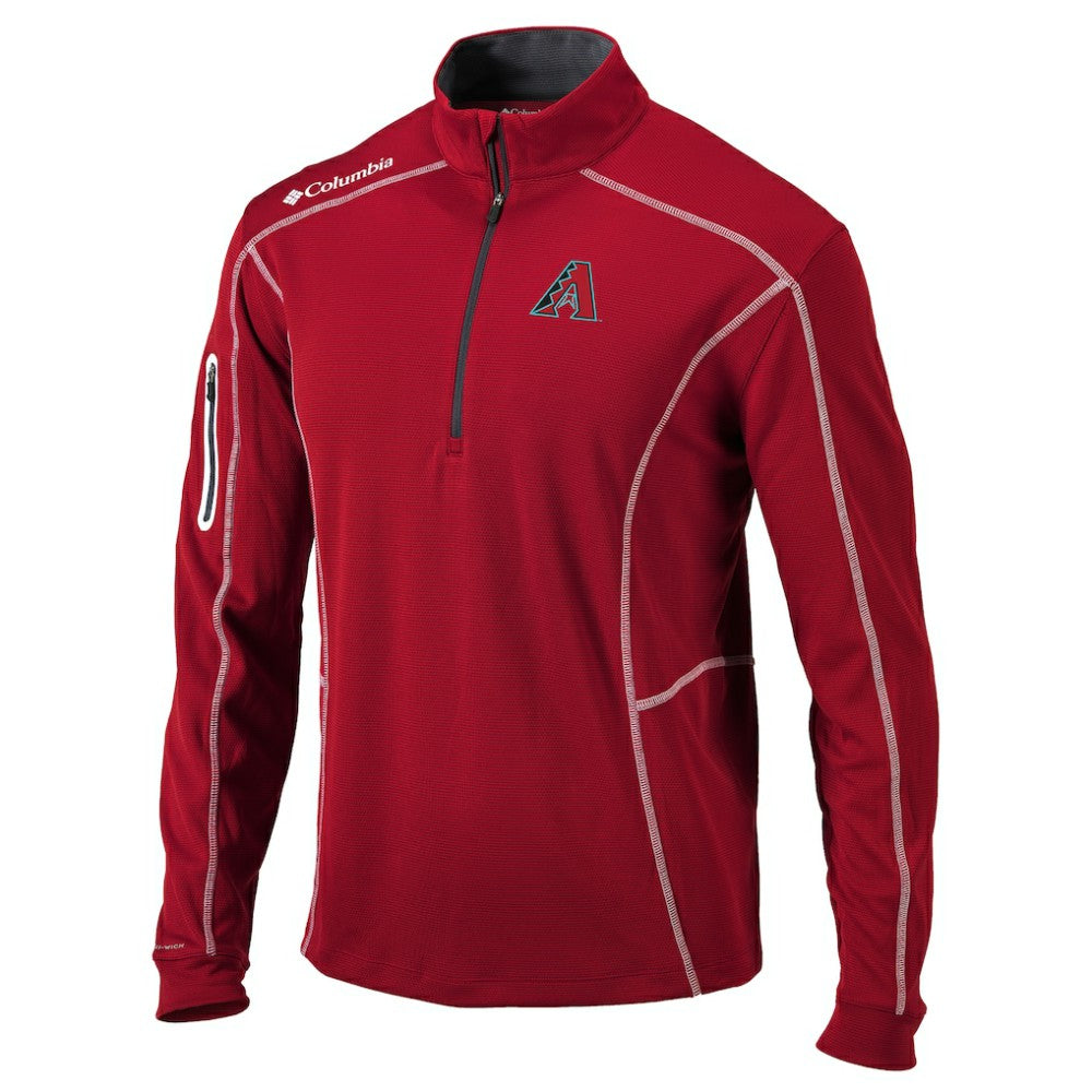 Arizona Diamondbacks Columbia Shotgun Omni-Wick Quarter-Zip Pullover Jacket | MLB Outlet