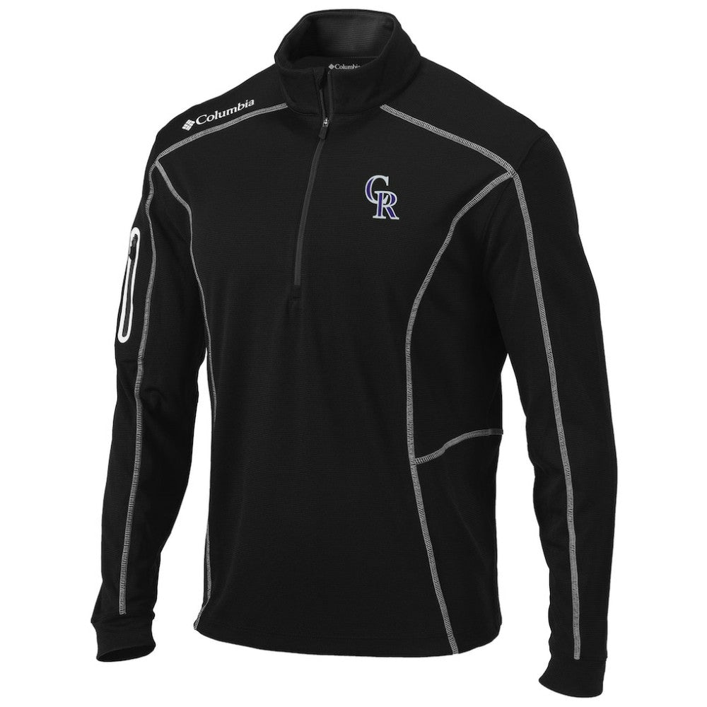 Colorado Rockies Columbia Shotgun Omni-Wick Quarter-Zip Pullover Jacket | MLB Sale