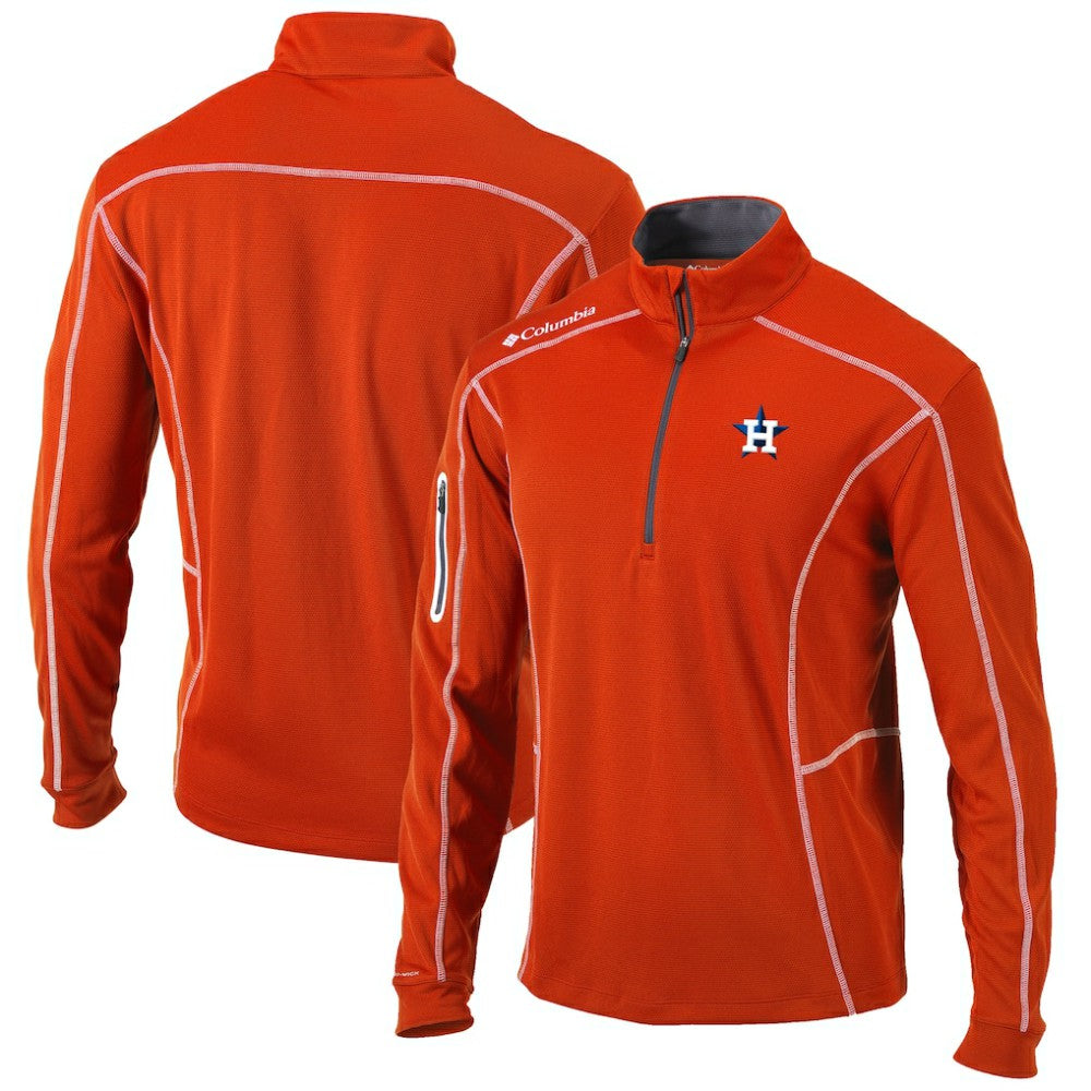 Houston Astros Columbia Shotgun Omni-Wick Quarter-Zip Pullover Jacket | MLB Near me