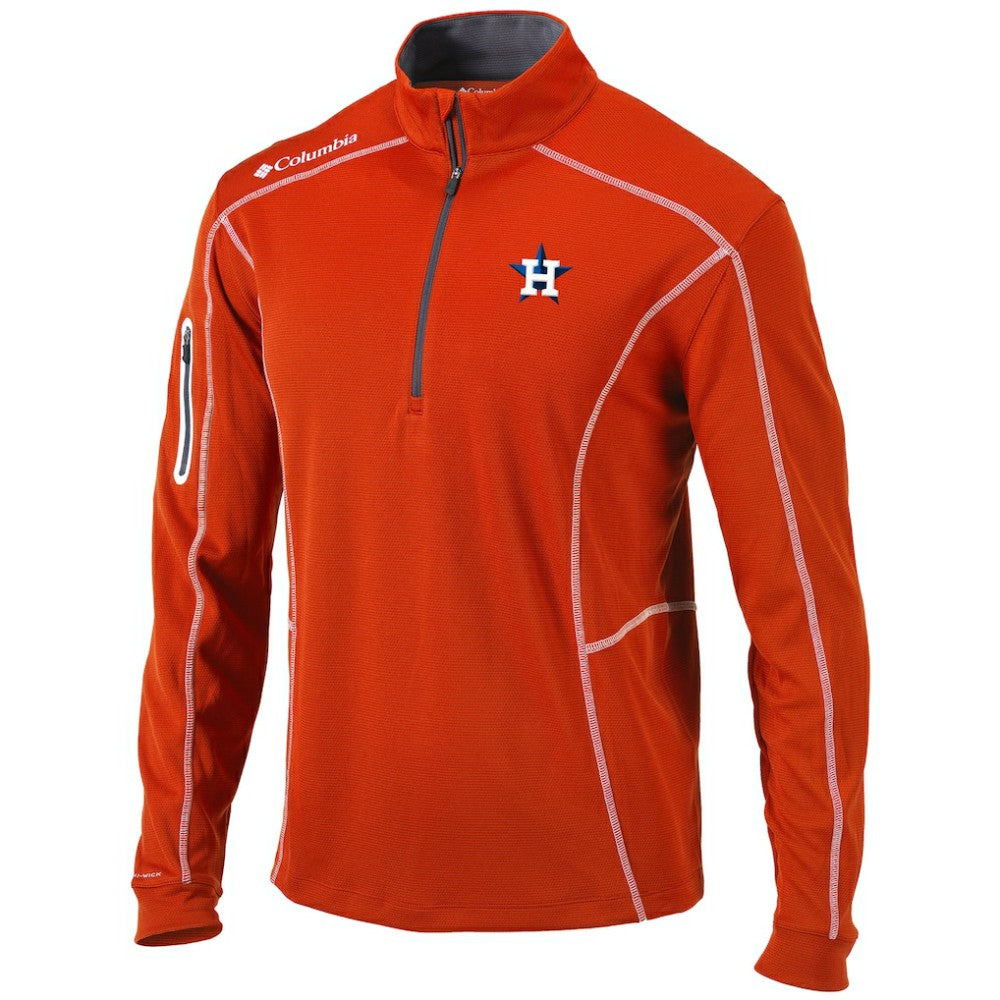 Houston Astros Columbia Shotgun Omni-Wick Quarter-Zip Pullover Jacket | MLB Near me