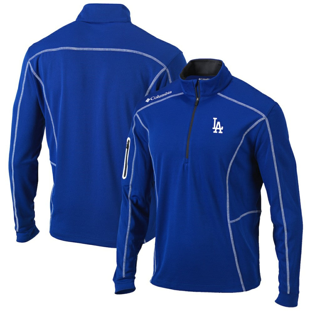 Los Angeles Dodgers Columbia Shotgun Omni-Wick Quarter-Zip Pullover Jacket | MLB US