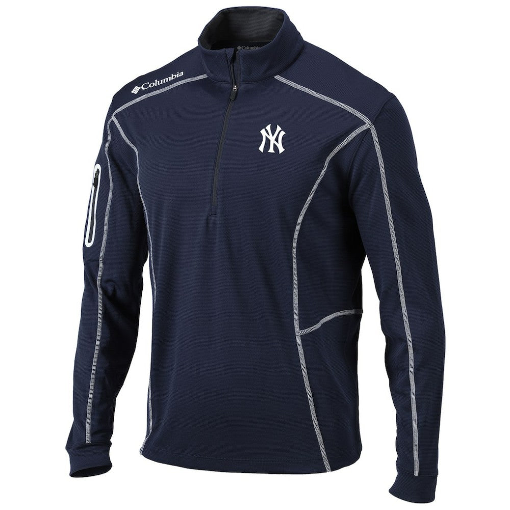 New York Yankees Columbia Shotgun Omni-Wick Quarter-Zip Pullover Jacket | MLB Online