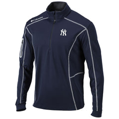 New York Yankees Columbia Shotgun Omni-Wick Quarter-Zip Pullover Jacket | MLB Online