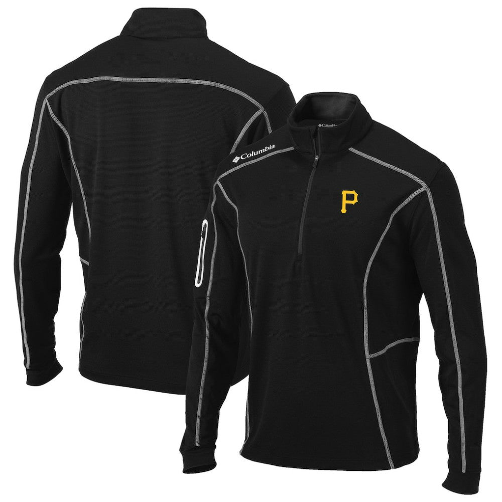 Pittsburgh Pirates Columbia Shotgun Omni-Wick Quarter-Zip Pullover Jacket | MLB Outlet