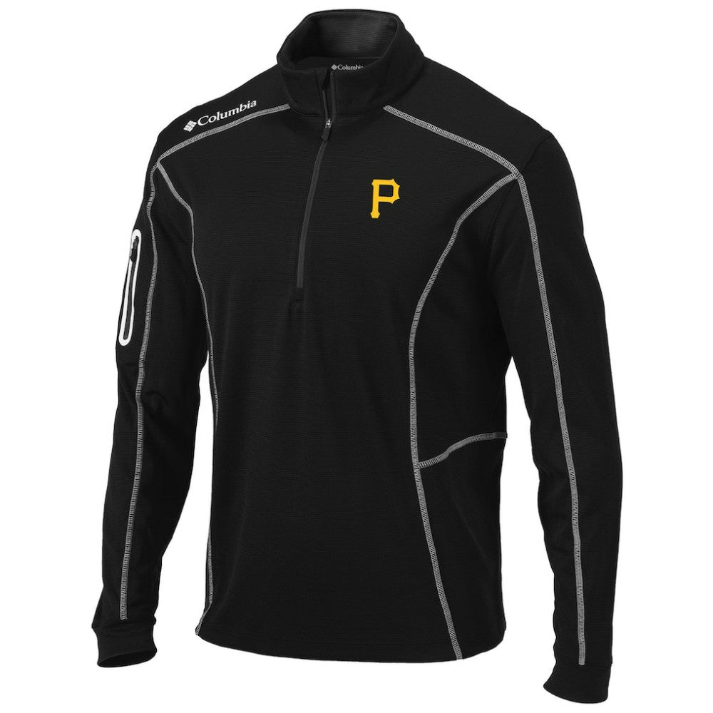 Pittsburgh Pirates Columbia Shotgun Omni-Wick Quarter-Zip Pullover Jacket | MLB Outlet