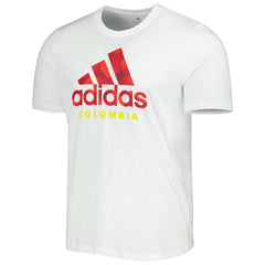 Colombia National Team DNA Graphic T-Shirt White - Adidas