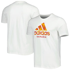 Spain National Team DNA Graphic T-Shirt White - Adidas