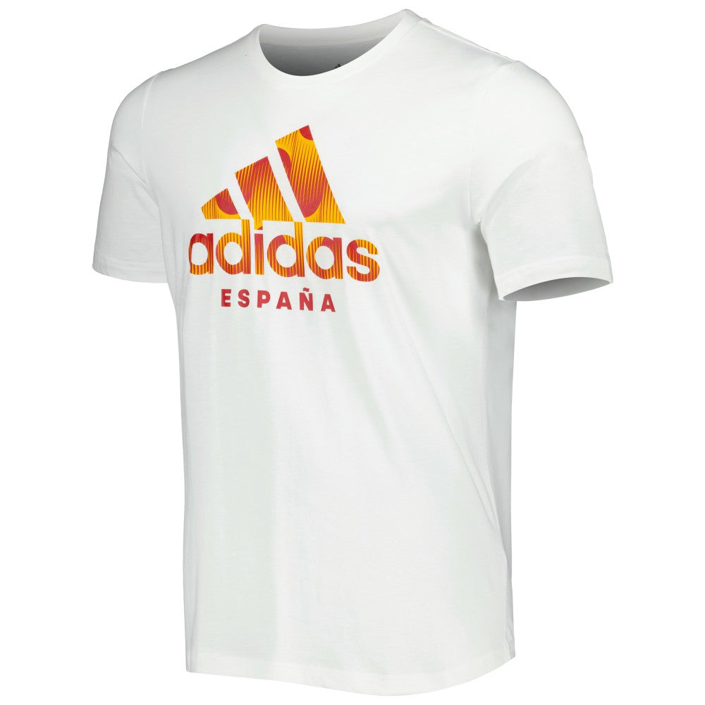 Spain National Team DNA Graphic T-Shirt White - Adidas