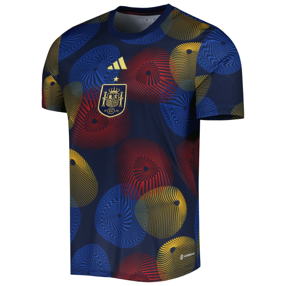 Spain National Team 2022 AEROREADY Pre-Match Top Navy - Adidas