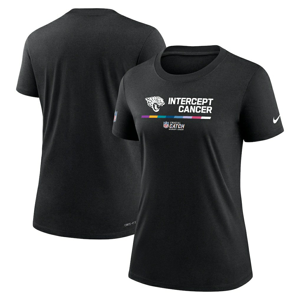 Jacksonville Jaguars Nike Women's NFL Crucial Catch Performance T-Shirt