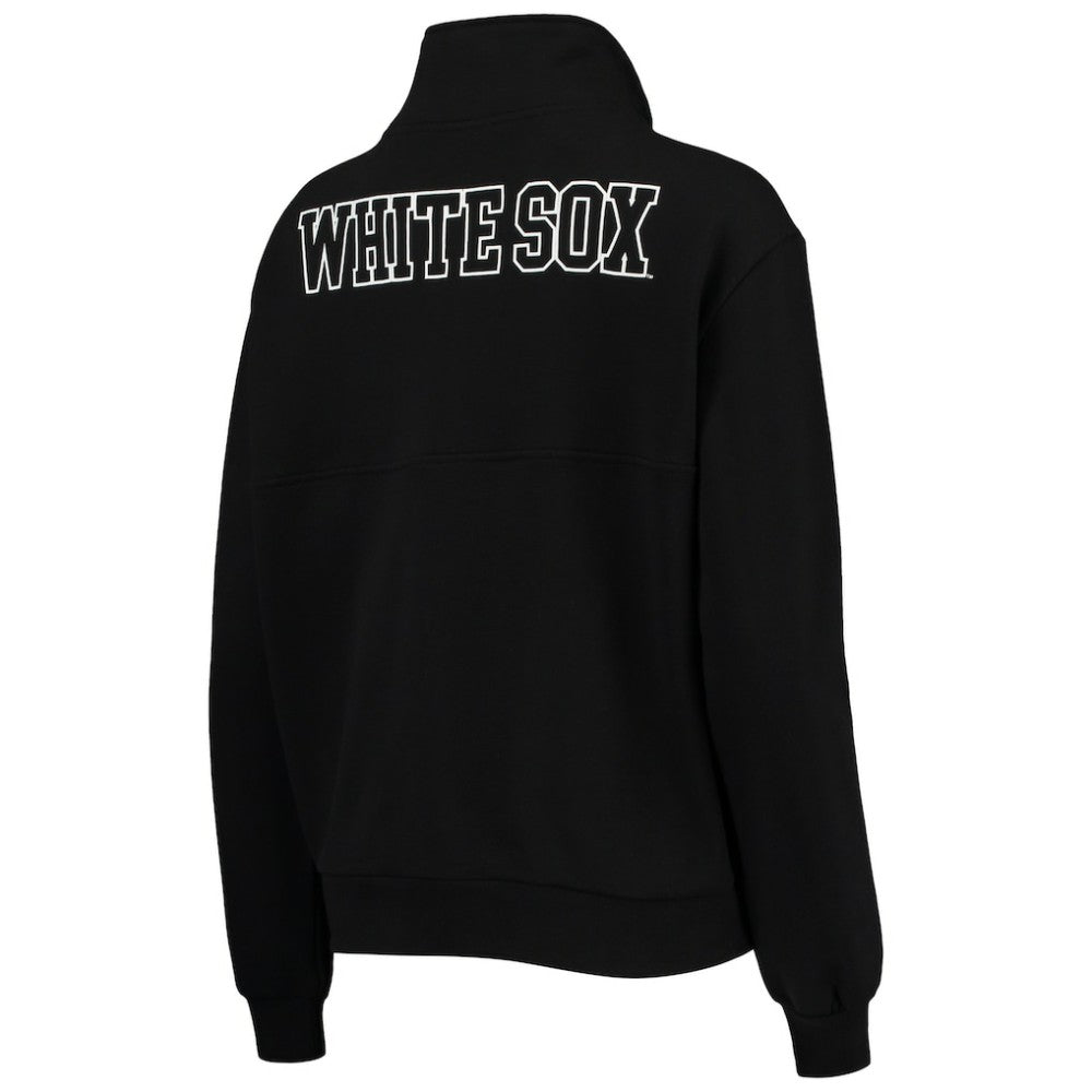 Chicago White Sox The Wild Collective Women's Two-Hit Quarter-Zip Pullover Top | MLB Sale