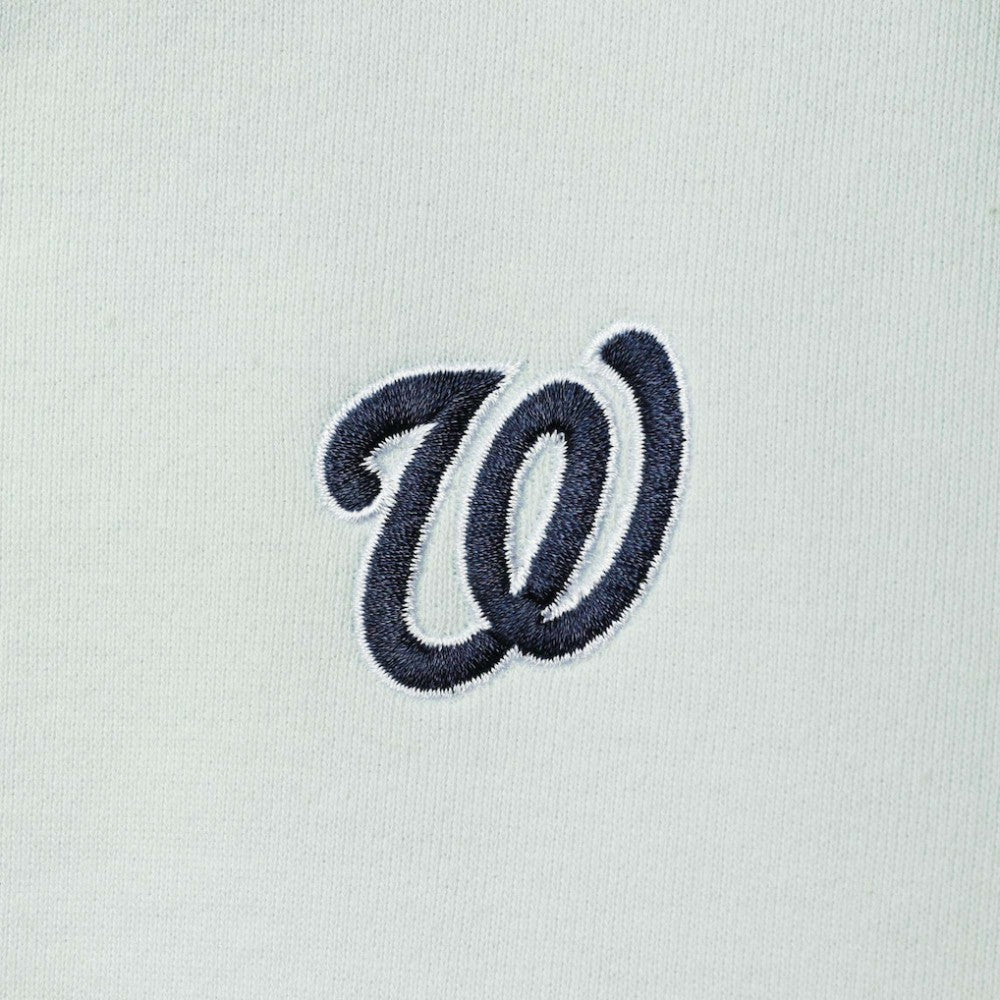 Washington Nationals The Wild Collective Women's Two-Hit Quarter-Zip Pullover Top | MLB Discount