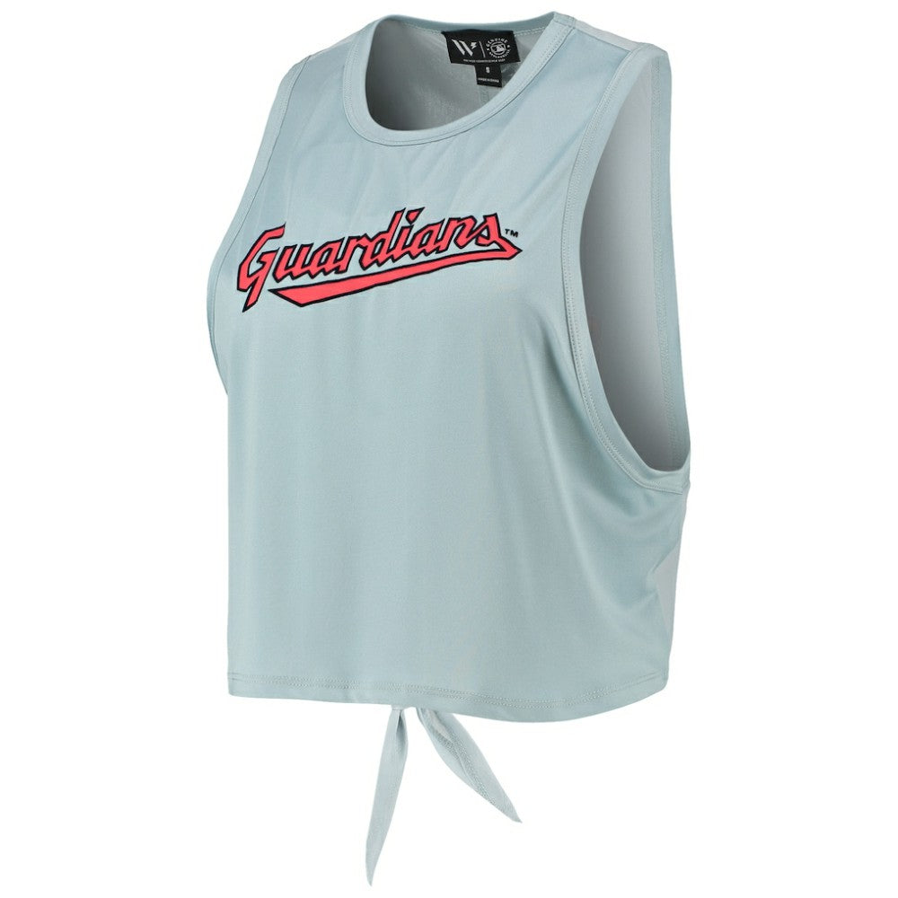 Cleveland Guardians The Wild Collective Women's Open Back Twist-Tie Tank Top | MLB Online