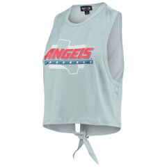 Los Angeles Angels The Wild Collective Women's Open Back Twist-Tie Tank Top | MLB On Sale