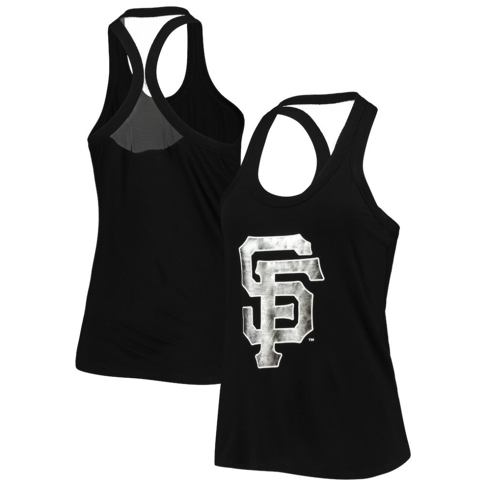 San Francisco Giants The Wild Collective Women's Tonal Athleisure Racerback Tank Top | MLB Shop