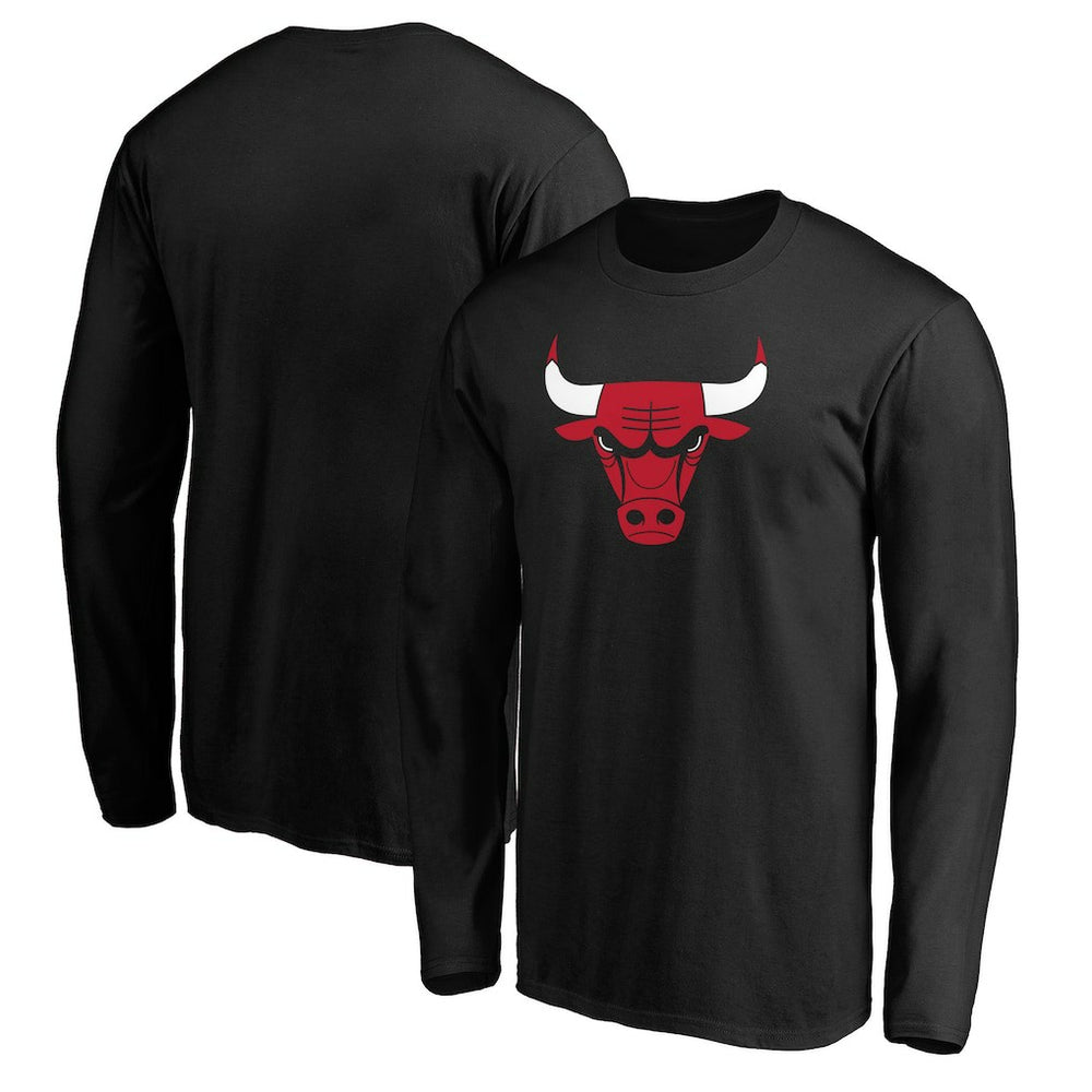 Chicago Bulls Primary Team Logo Long Sleeve T-Shirt sale Online