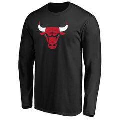 Chicago Bulls Primary Team Logo Long Sleeve T-Shirt sale Online