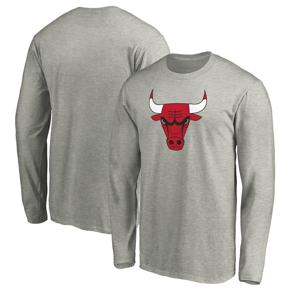 Chicago Bulls Primary Team Logo Long Sleeve T-Shirt sale Discount