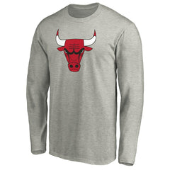 Chicago Bulls Primary Team Logo Long Sleeve T-Shirt sale Discount
