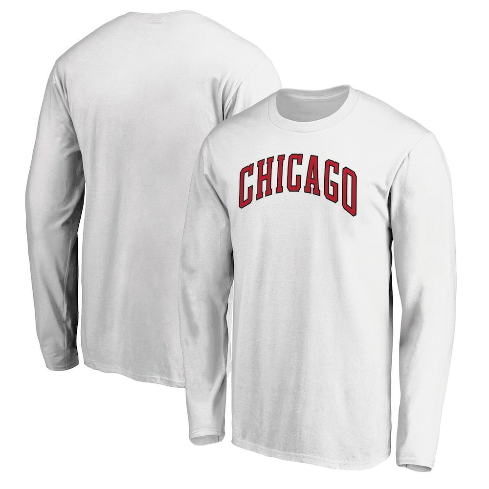 Chicago Bulls Alternate Team Logo Long Sleeve T-Shirt sale Online