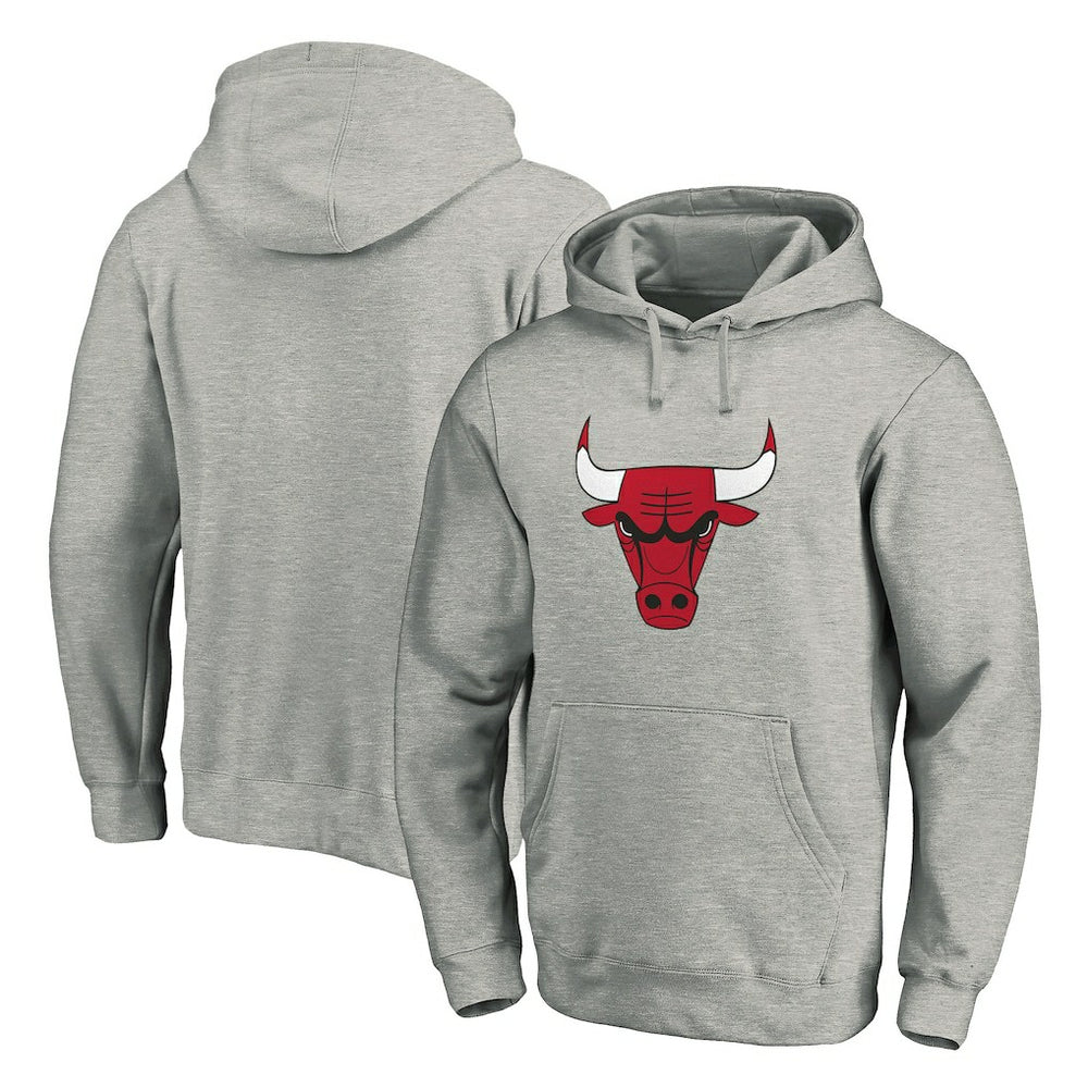 Chicago Bulls Primary Mascot Logo Pullover Hoodie Online
